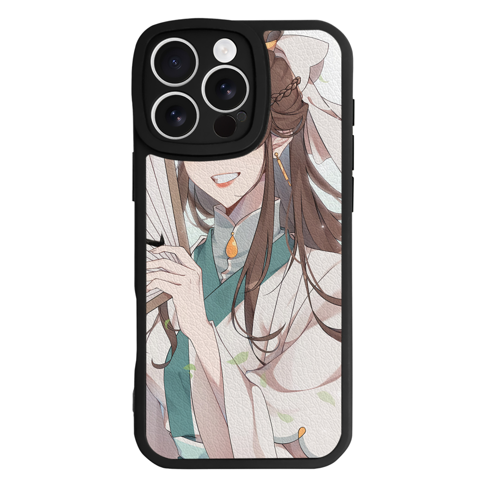 （画像用） 刀剣乱舞 Touken Ranbu 【iPhone 16シリーズ対応】シリコンスマホケース（レザー調） 材質：シリコン